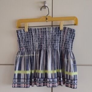Lucky In Love Striped Smocked Women's Skort